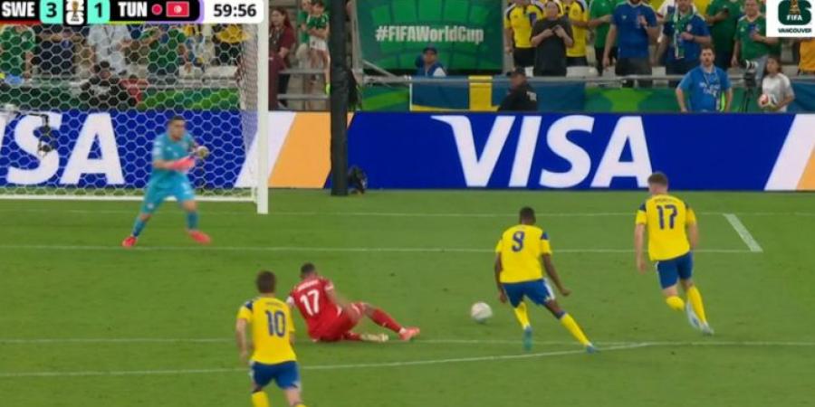 suède – tunisie.. ملخص اهداف ونتيجه مباراة منتخب تونس والسويد في كأس العالم 2026 بعد مرور 65 دقيقة