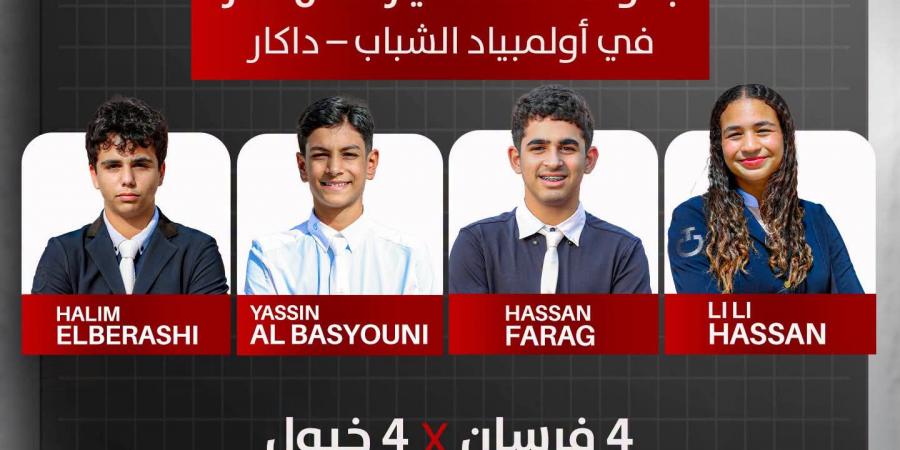 الفروسية| بطولة TOP 4 تحسم ممثل مصر في أولمبياد الشباب داكار 2026