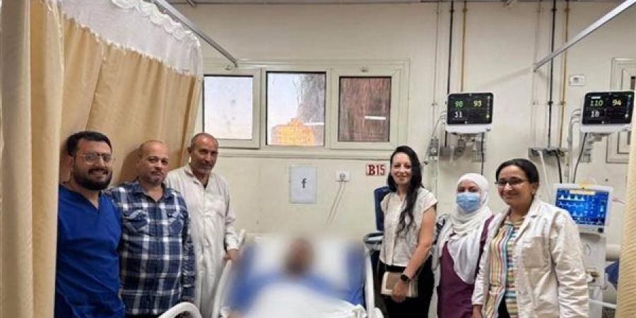 شلل كامل بـ عضلات الجسم، قسم السموم بصدر المنيا ينقذ شابا من الموت