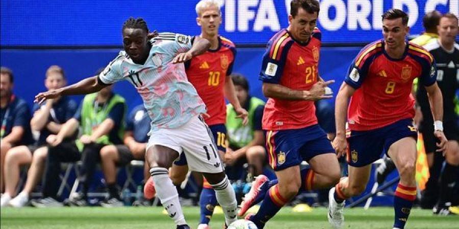 فابيان رويز يسجل الهدف الأول لمنتخب إسبانيا في شباك بلجيكا (صور)