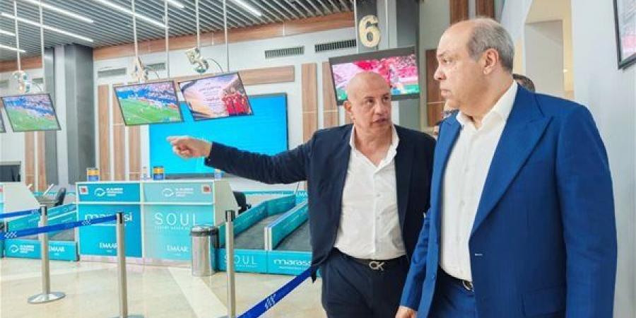 سامح الحفني يتابع التجهيزات النهائية لمعرض العلمين الدولي للطيران والفضاء