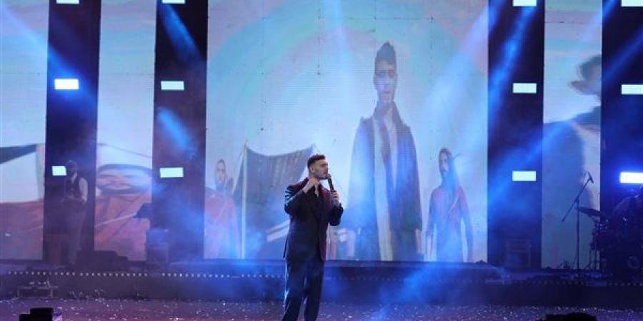 ليلة استثنائية لمحمد فضل شاكر والشامي بالمسرح الروماني بالساحل الشمالي (صور)