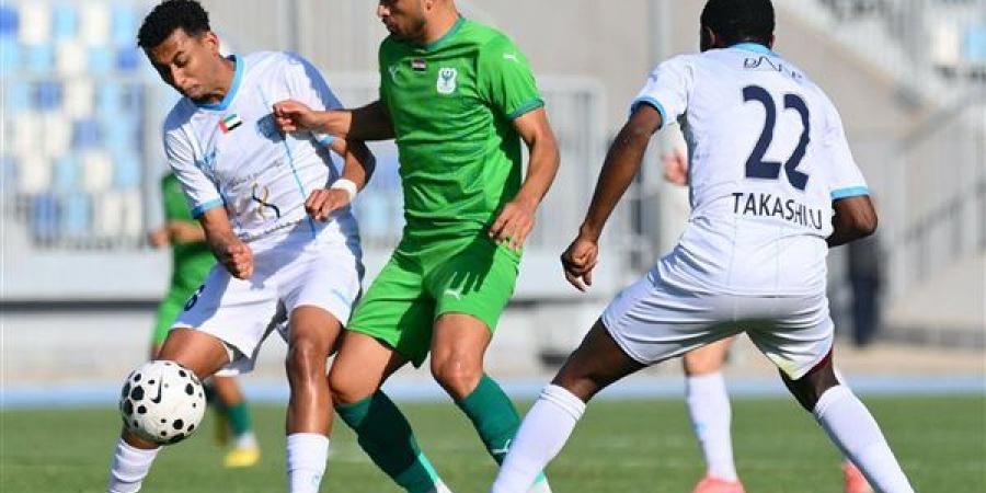 المصري يفوز على دبا الفجيرة الإماراتي 3-1 وديا بالإسماعيلية (صور)