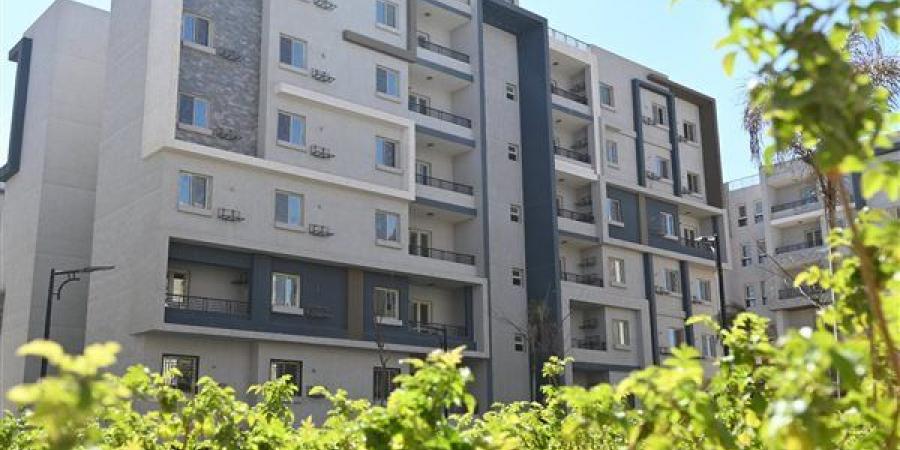 معدلات إنجاز شقق الإسكان الأخضر بغرب المطار بأكتوبر الجديدة