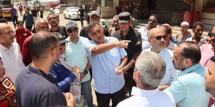 محافظ القليوبية يبحث استغلال مواقع بالخصوص لإقامة مشروعات خدمية وجراج للسيارات - النيل نيوز