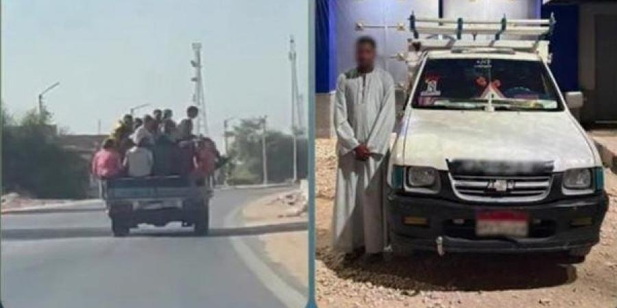 ضبط قائدي سيارتي ربع نقل وونش لارتكابهما مخالفات خطرة في سوهاج والبحيرة - النيل نيوز