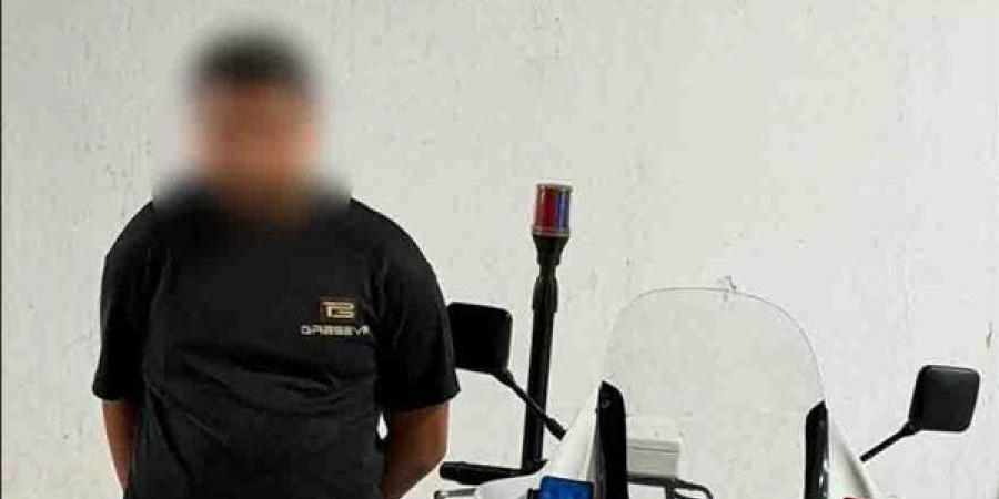 إكسسوارات على موتوسيكل، حيلة موظف لرفع سعر دراجة نارية بمواصفات دراجات الشرطة - النيل نيوز