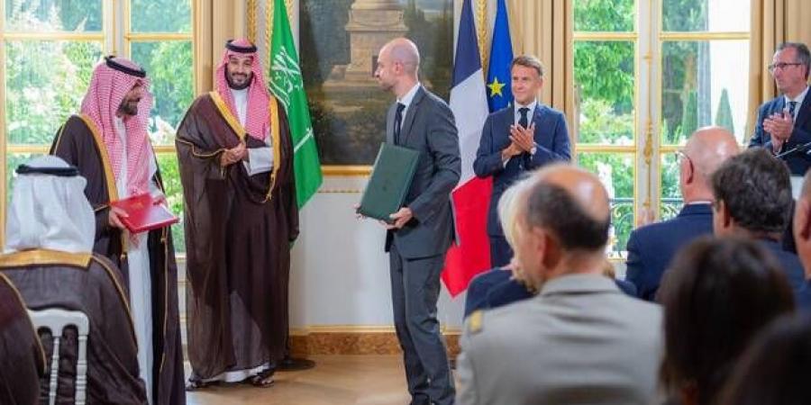 ولي العهد وماكرون يبحثان العلاقات الاستراتيجية ويشهدان تبادل 4 اتفاقيات - النيل نيوز