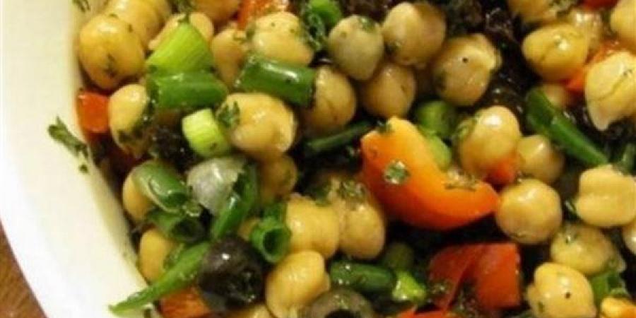 طريقة عمل سلطة الحمص، مغذية وسهلة التحضير - النيل نيوز